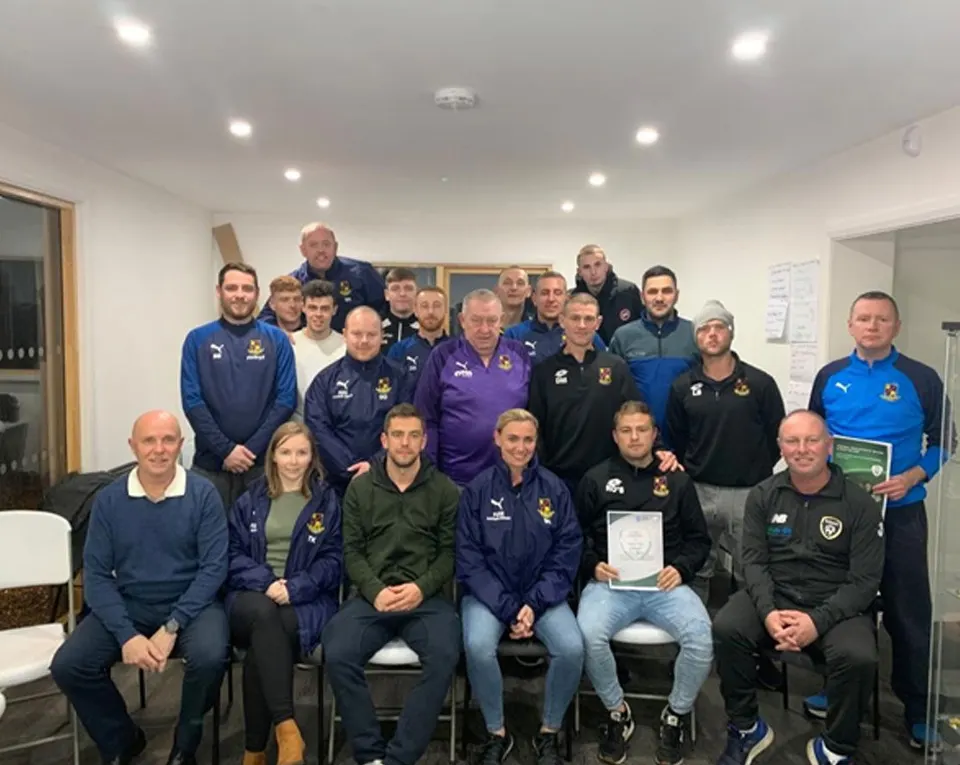 Coaches on Safeguarding course